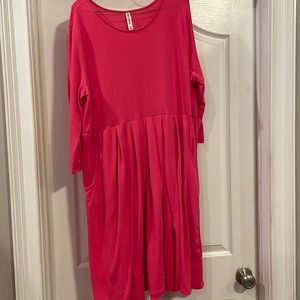 Pink Dress/tunic 2x Zenana Premium